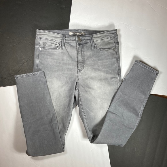 Athleta Denim - Athleta Gray Sculptek Skinny Cropped Jeans